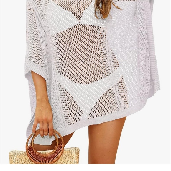 Boho batwing crochet top size small - Picture 2 of 8